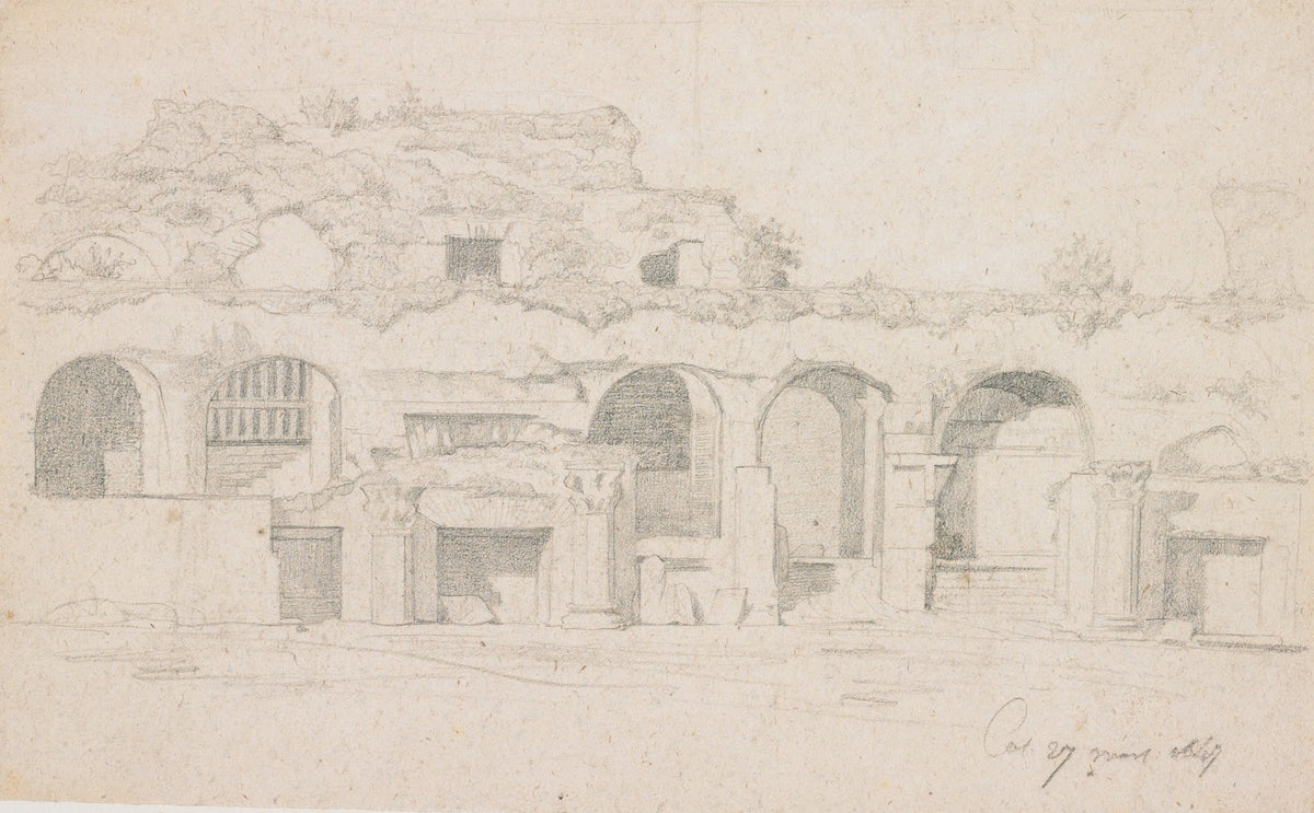 Study of Antique Ruins 1847