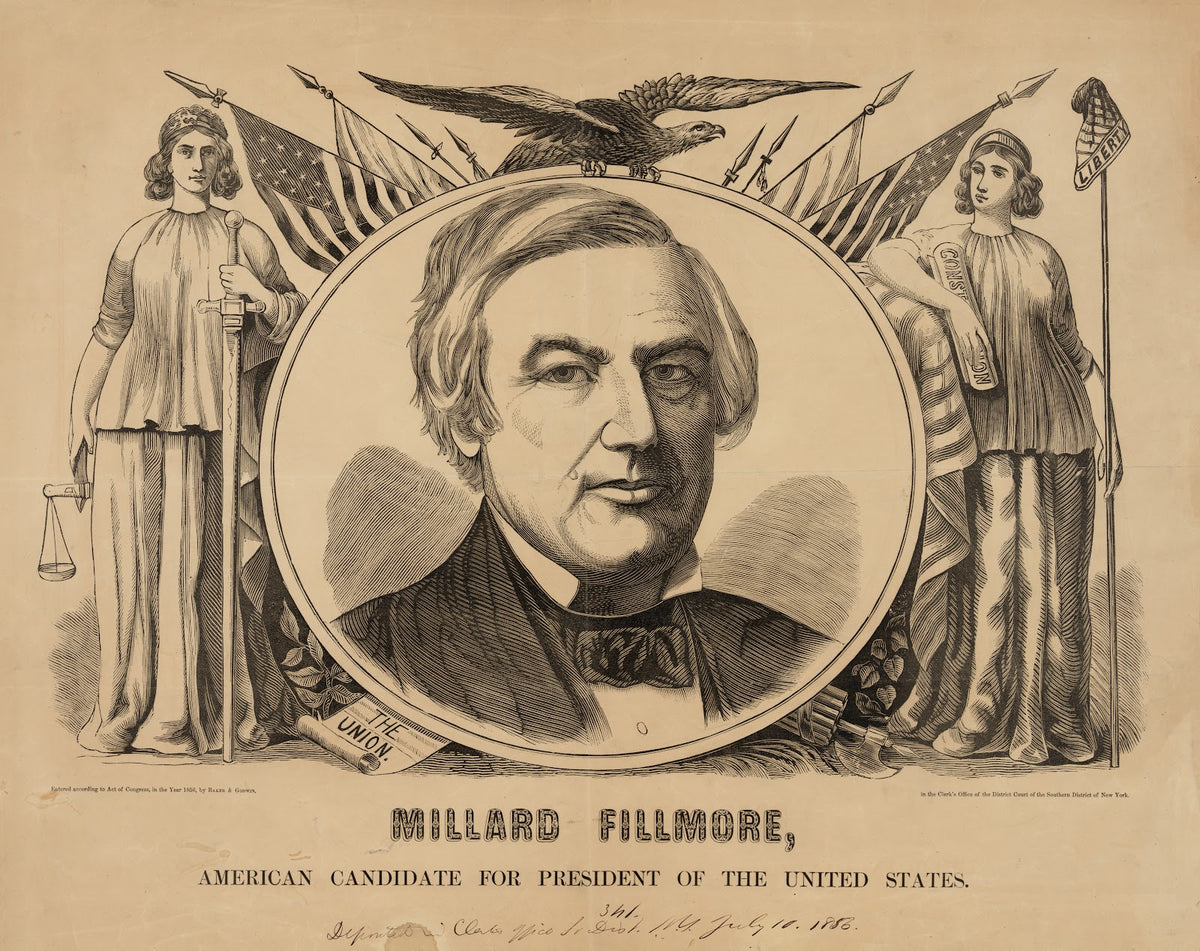 Millard Fillmore American candidate for president of the United States 1856