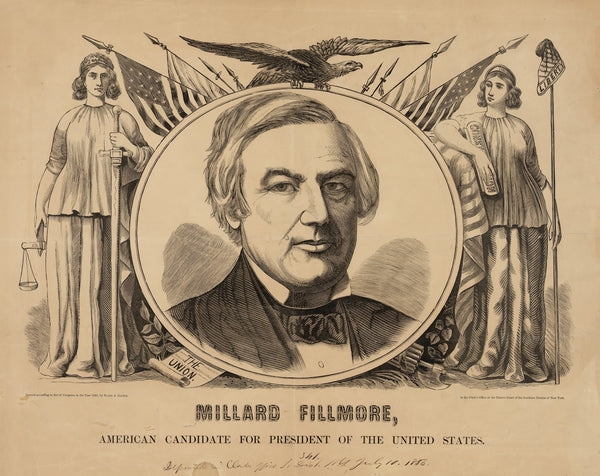 Millard Fillmore American candidate for president of the United States 1856
