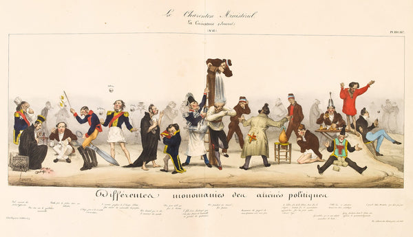 Différentes monomanies des aliénés politiques 1832