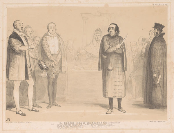 A scene from Shakspere Compressed 1844 1847