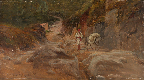 Road in Carrara 1835