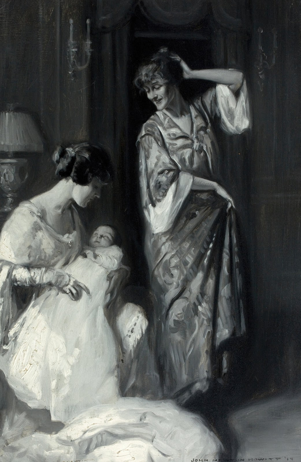 Admiring Baby 1914