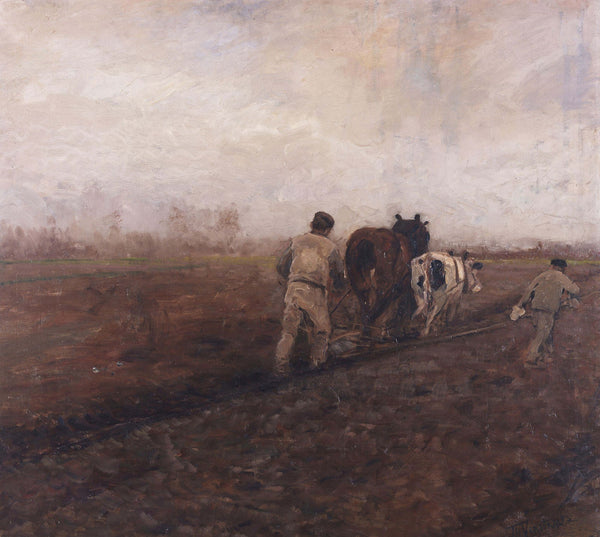 Plowing the field
