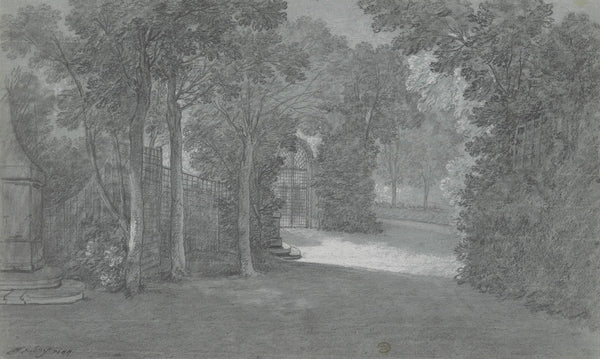 View in the Gardens of Arcueil 1744