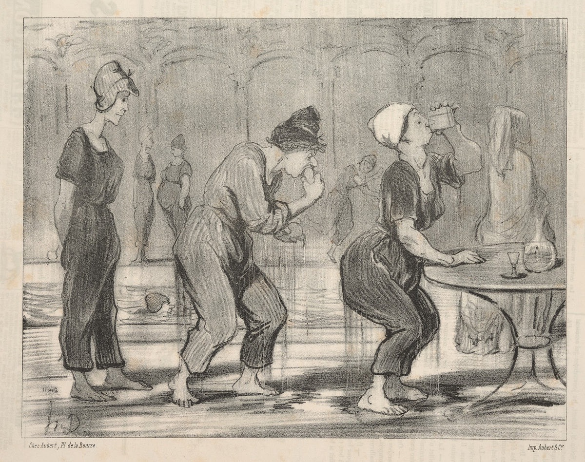 Bathers series between dives 1847