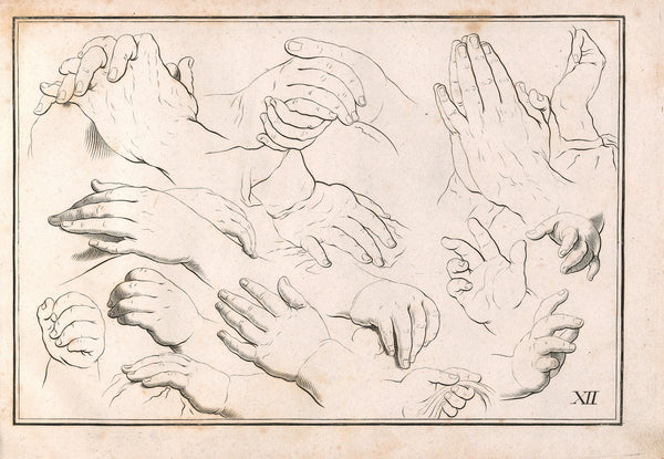 Zeichenbuch fur Kunstler und Liebhaber der freyen Handzeichnung Pl13 1781