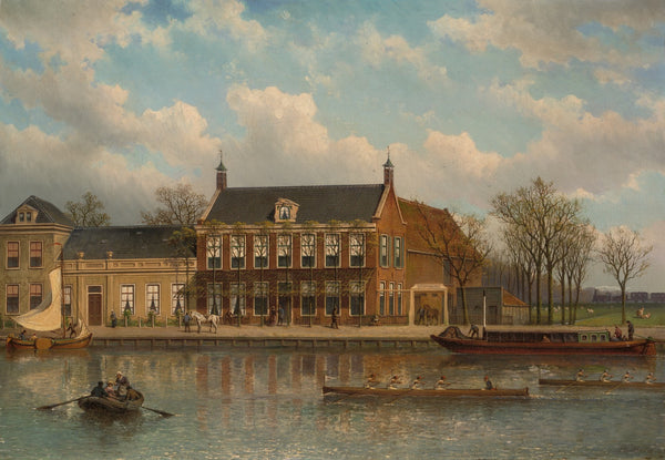 De Amstel bij de uitspanning Lokhorst 1885