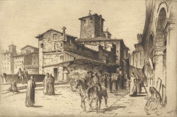 On the Ponte Vecchio Florence