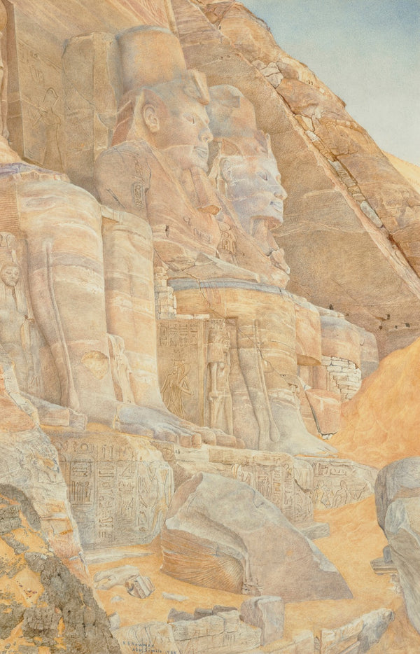 The Greater Temple of Ramesses II at Abu Simbel Egypt 1905