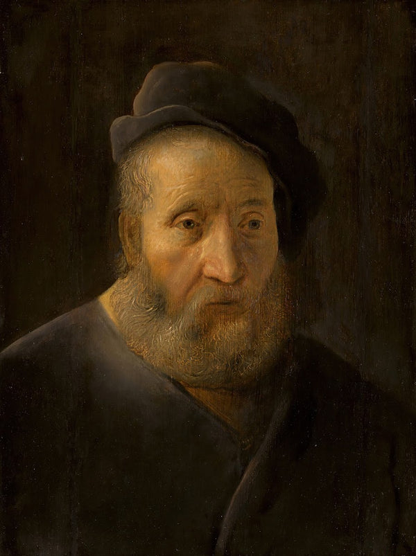 Portrait Of A Bearded Man Half Length Wearing A Cap Circa 1630