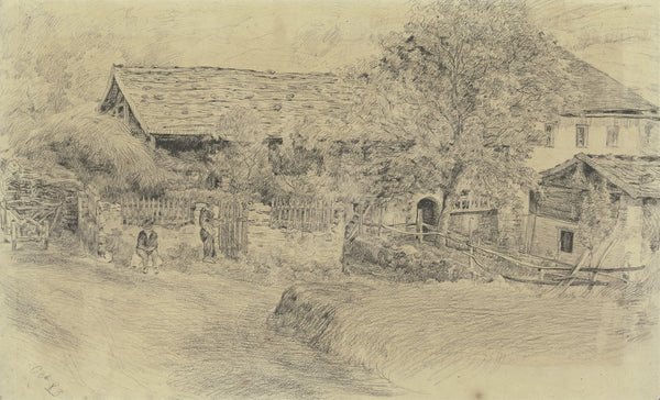 Farmstead in South Tirol 1883