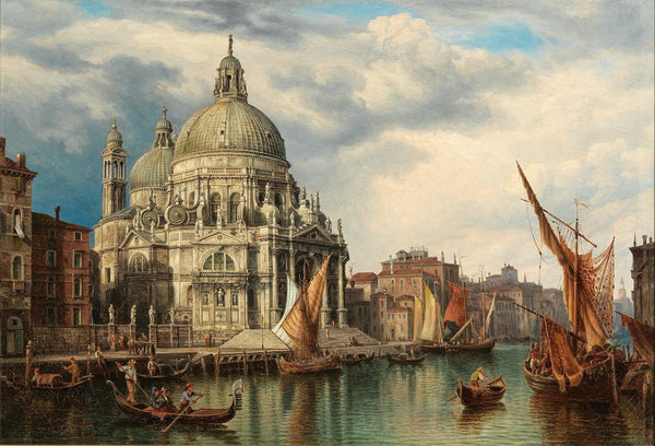 Venice Grand Canal with Santa Maria della Salute