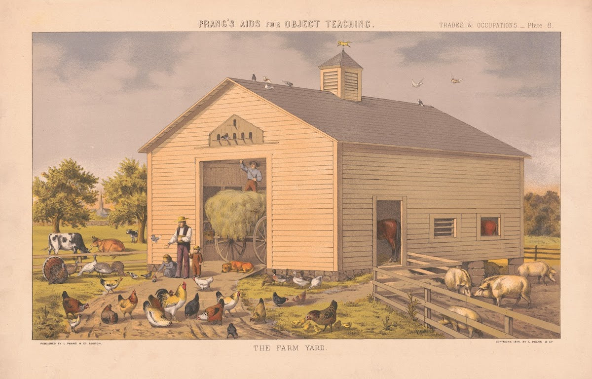 The farm yard 1874