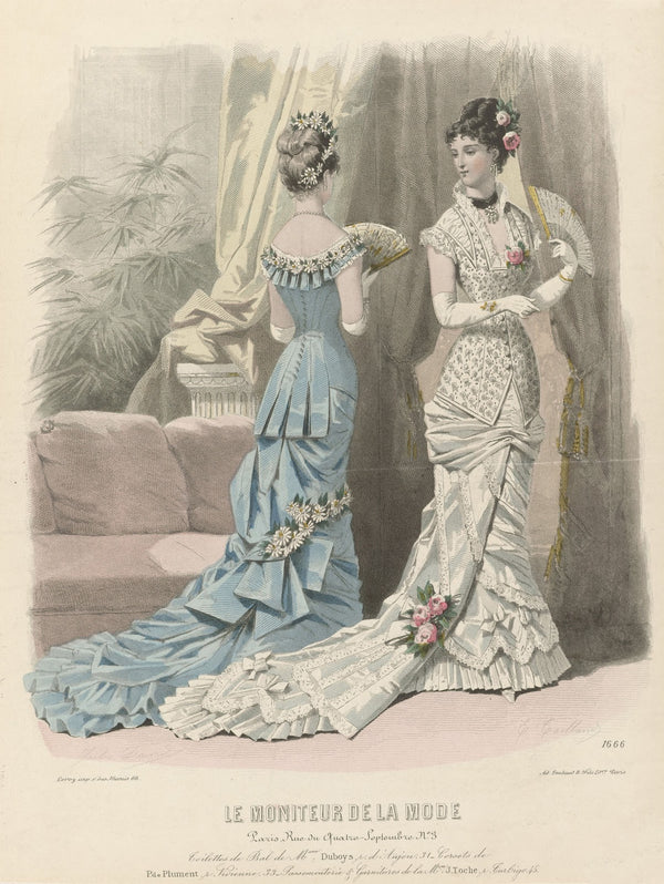 Le Moniteur de la Mode Toilettes de Bal 1879