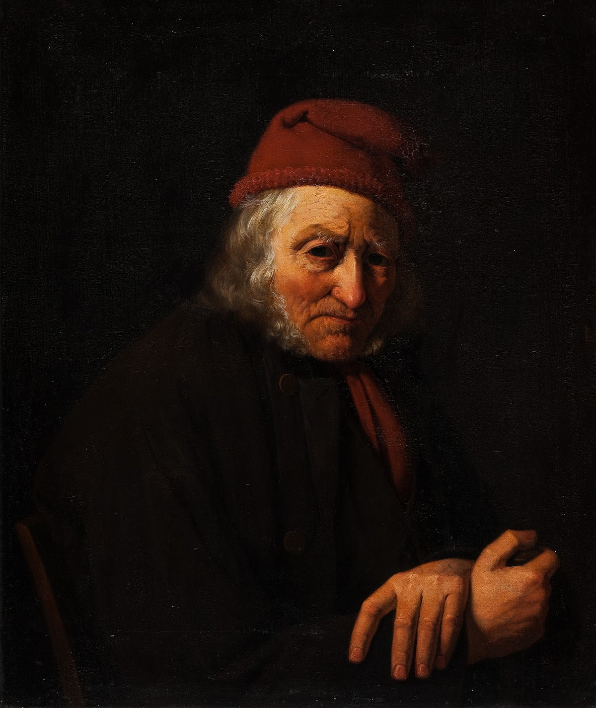 Portrait Of An Old Sailor 1840