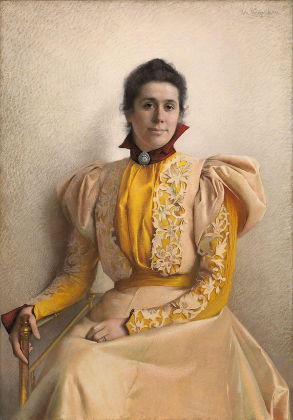 Portrait of Marthine Cappelen Hjort 1897