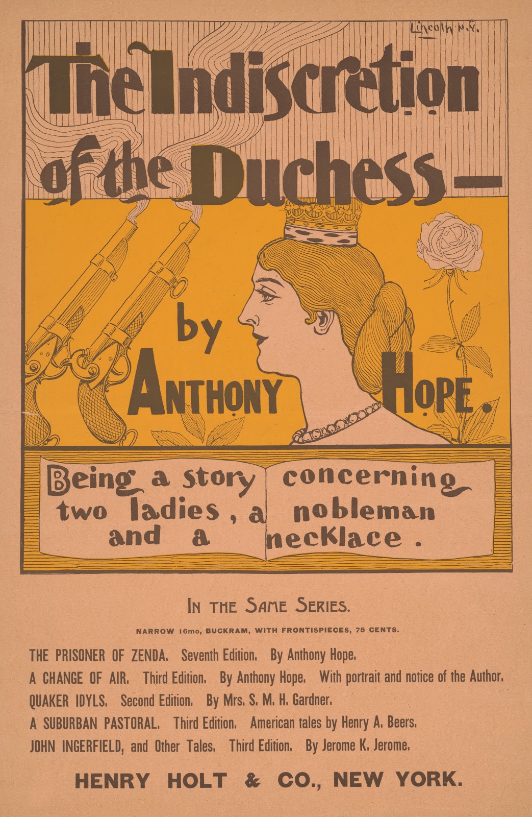 The indiscretion of the duchess by Anthony Hope 1894