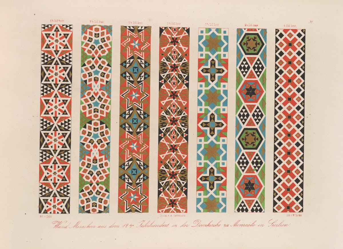 Ornamente aller klassischen Kunst Epochen nach den Originalien in ihren eigenthu