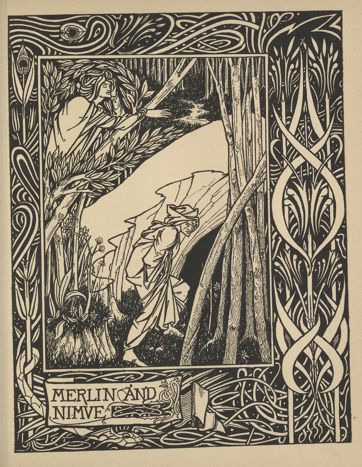 Merlin and Nimue 1893 1894