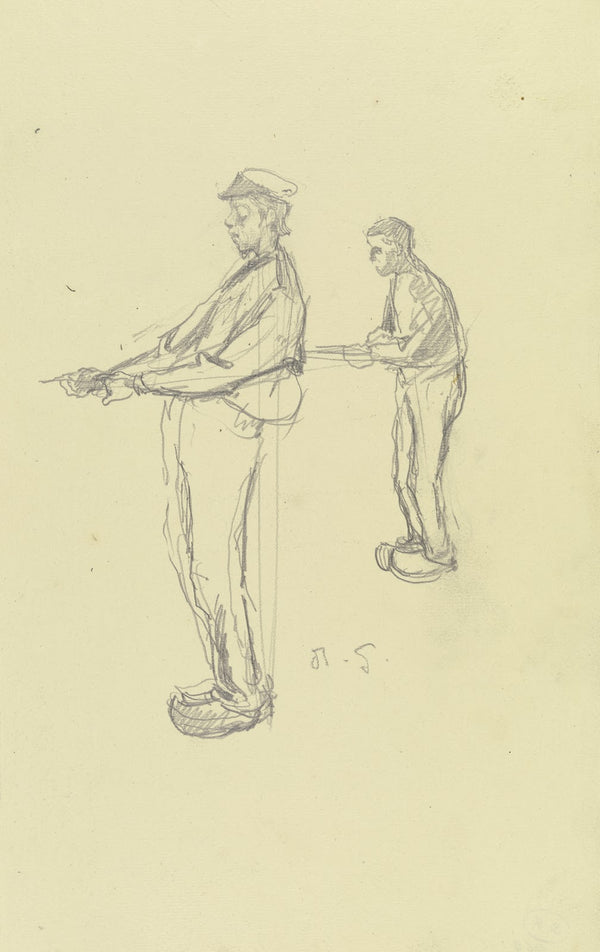 Arbeiter aus der Großen Spinnerei von Edam ca 1894