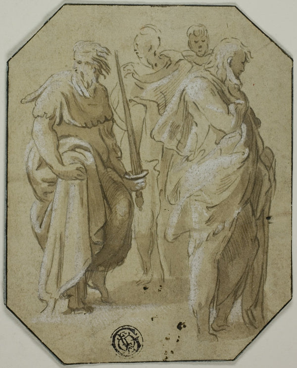 Saint Paul and Three Other Standing Figures 18th century