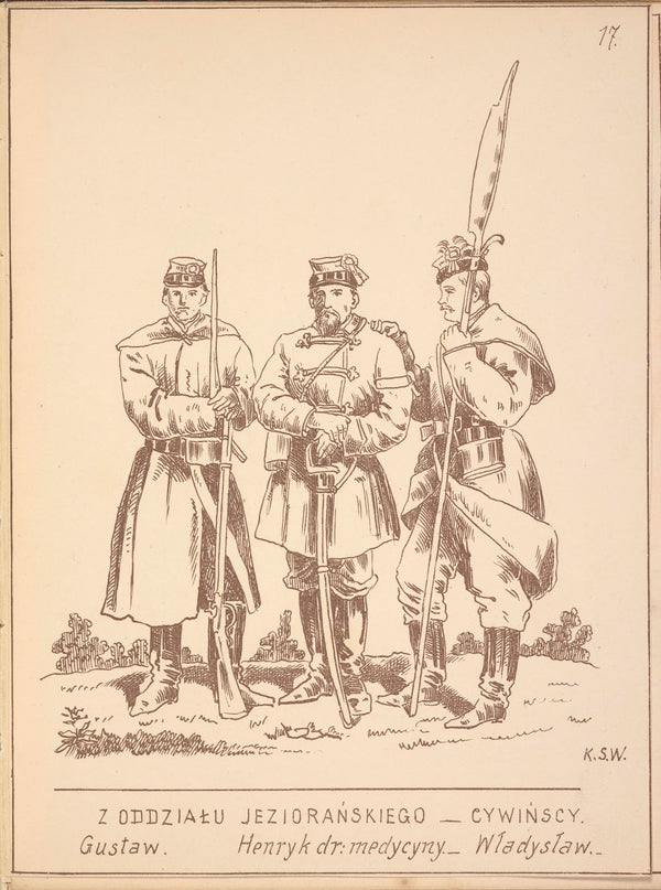 Z Oddziałów Jeziorańskiego Cywińscy 1909