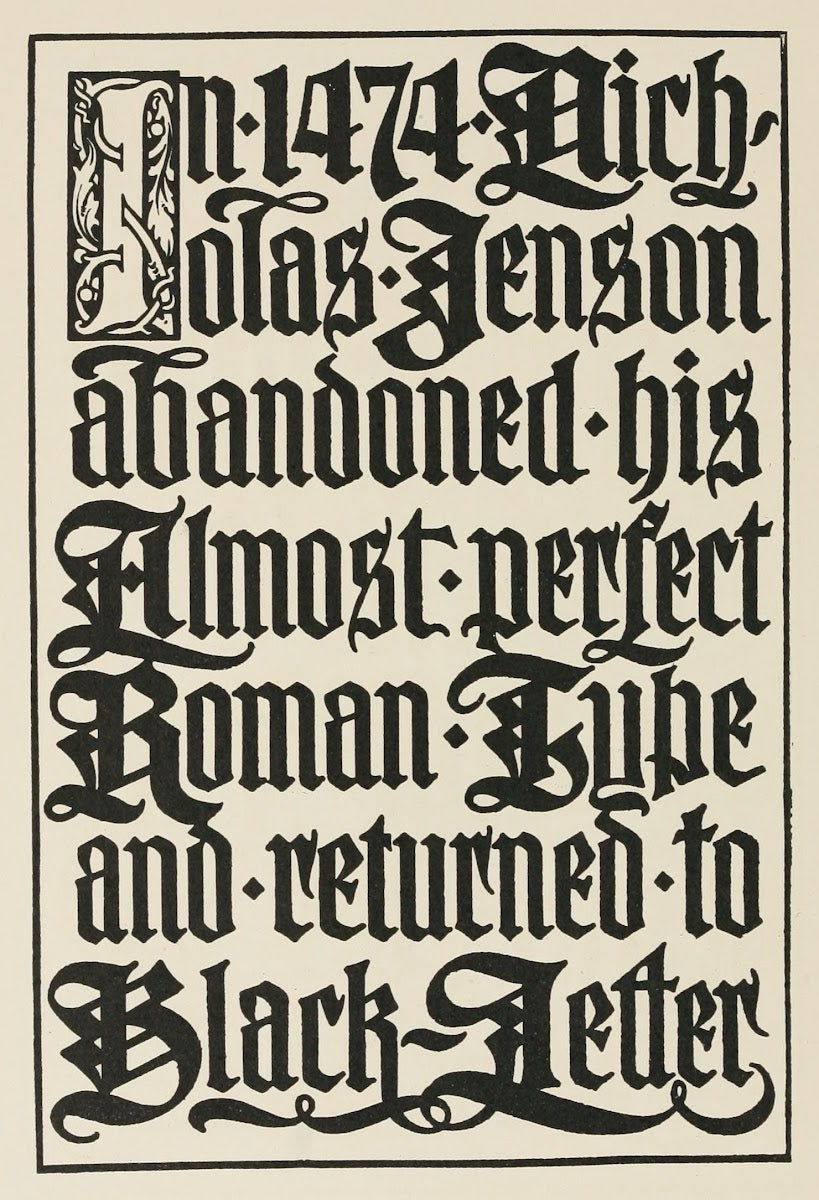 Modern American Blackletters 1902