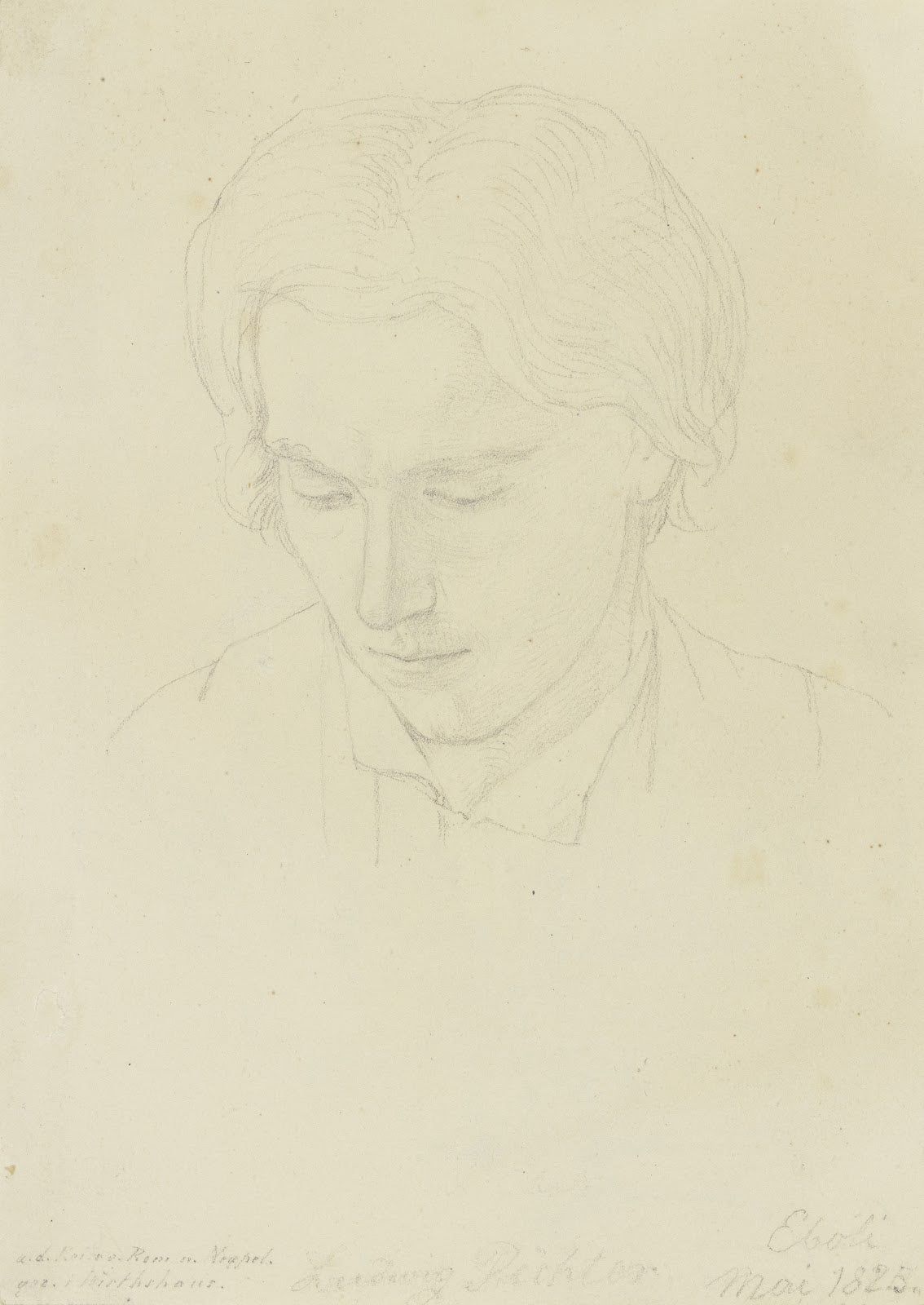 Bildnis des Malers Ludwig Richter 1824