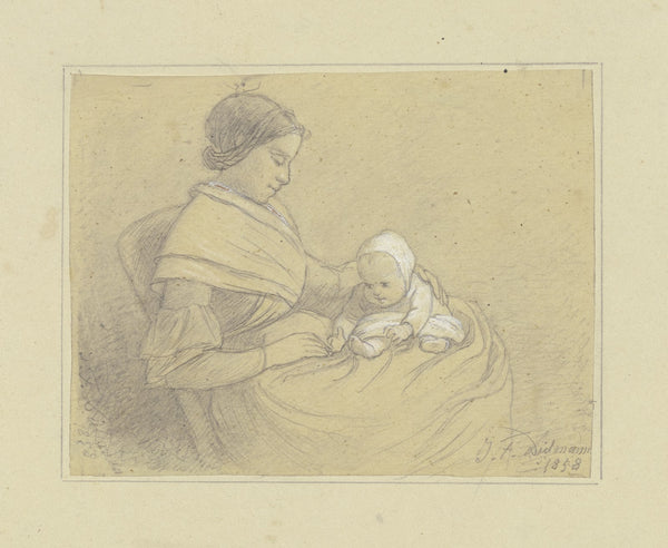 Mother with child 1858