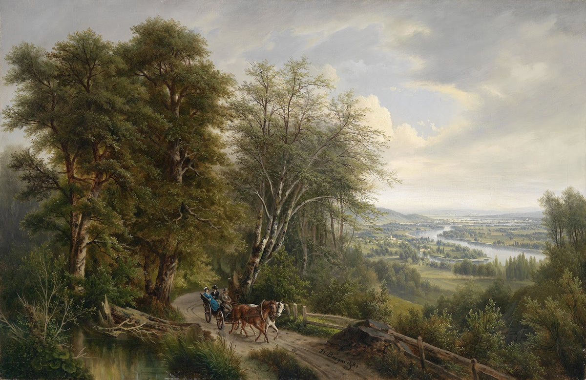 Donaulandschaft mit Blick auf Nußdorf