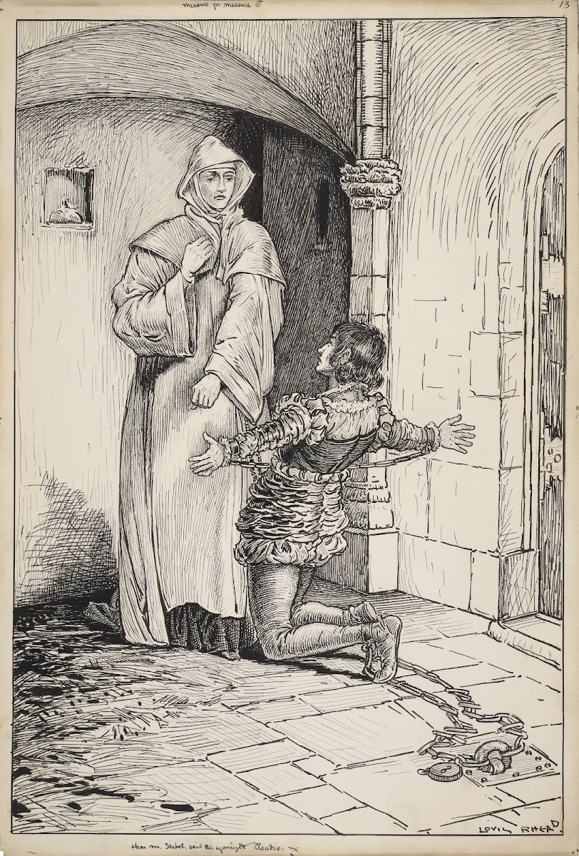 Measure for measure Hear me Isabel said the agonized Claudio 1917 1918