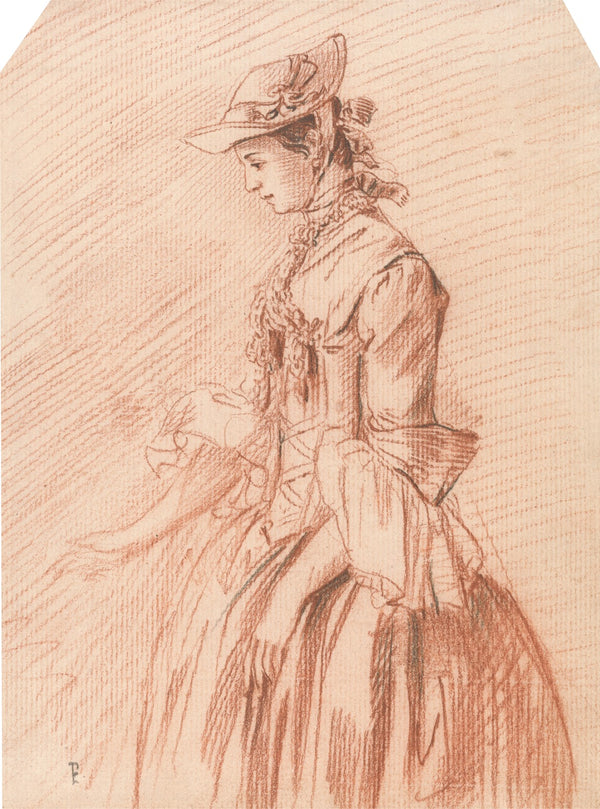 Lady in a Bonnet between 1760 and 1765