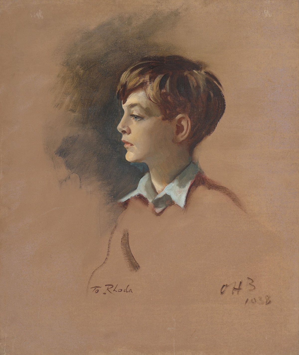 Portrait of Mark Birley 1930 2007 as a boy 1938