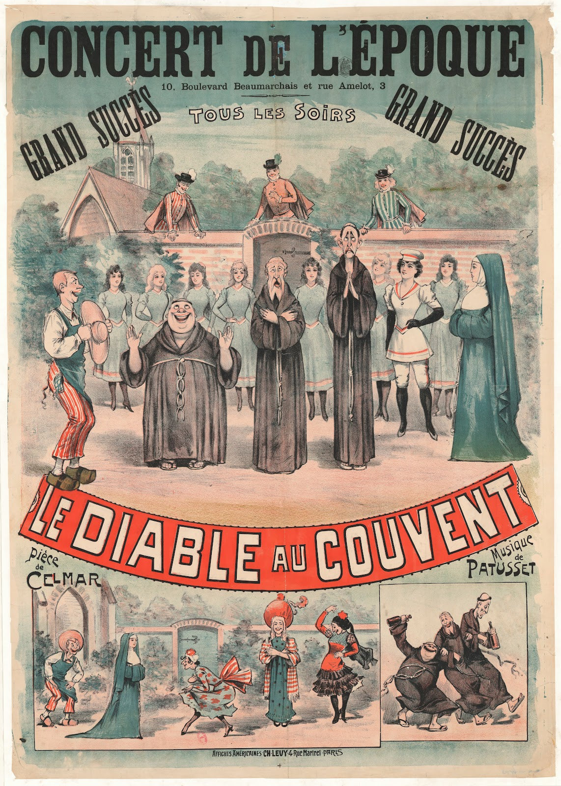 Concert de lEpoque 10 Boulevard Beaumarchais et rue Amelot 3 Le Diable au couven