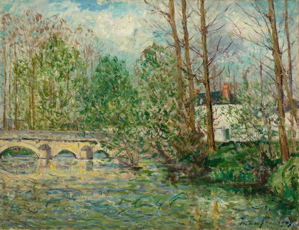 Paysage De Printemps À Lavardin Loir Et Cher 1907