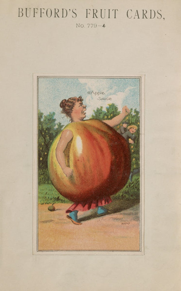 Buffords fruit cards no 779 4 apple 1887