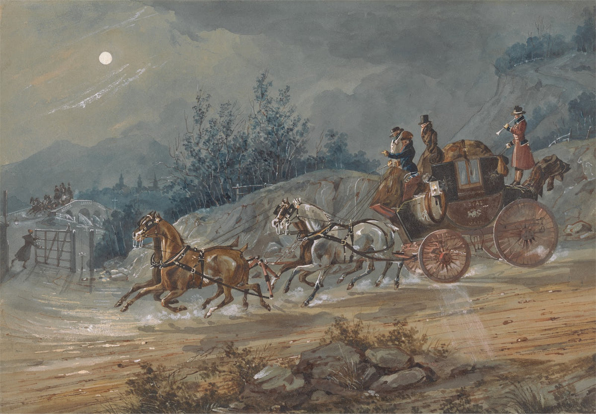 The London Dumphries Royal Mail between 1830 and 1840