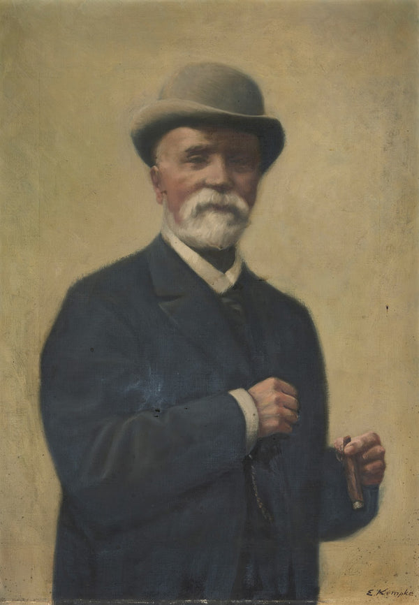 Herrenporträt Major Werner 1887 1900