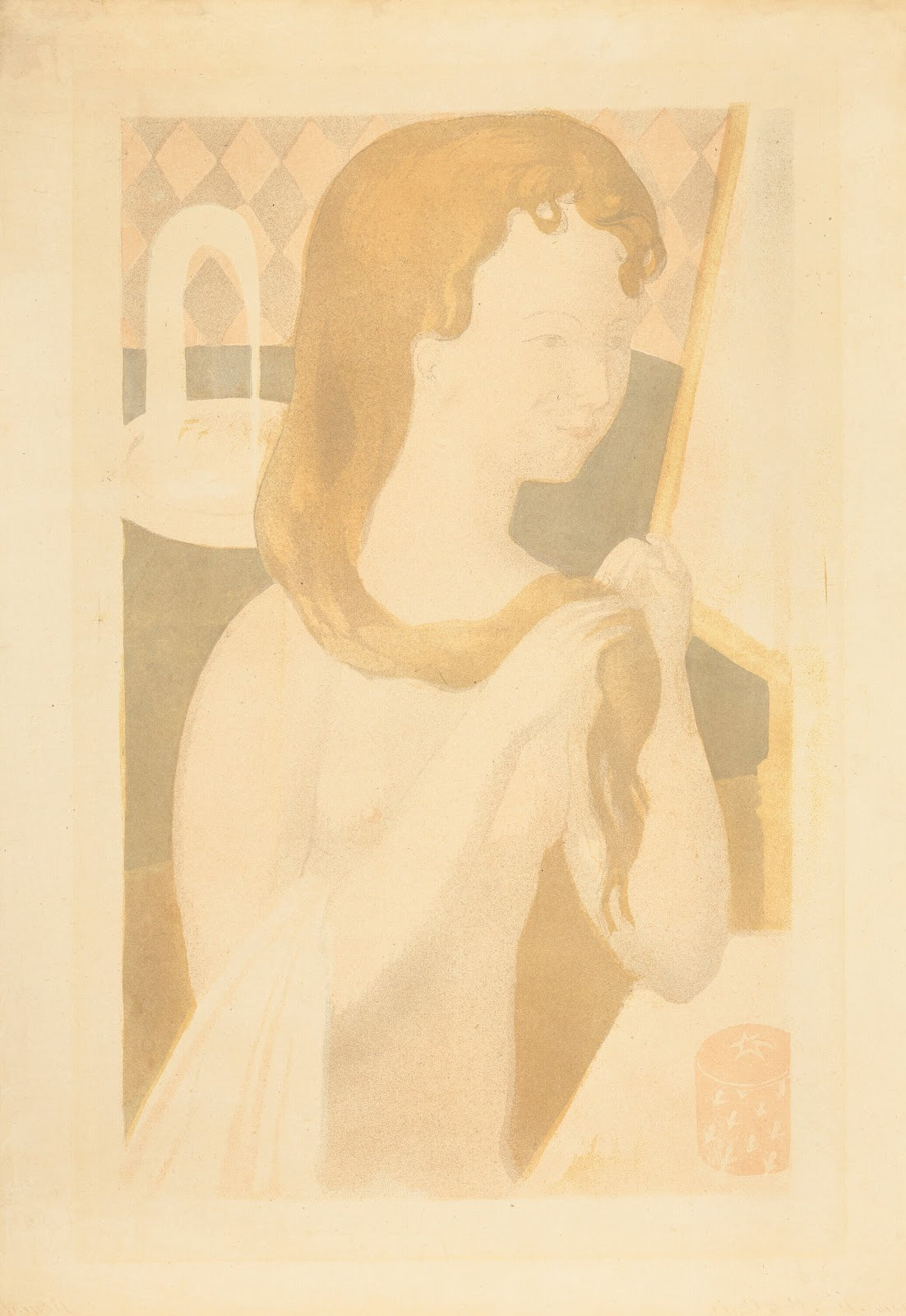 Jeune fille à sa toilette 1895