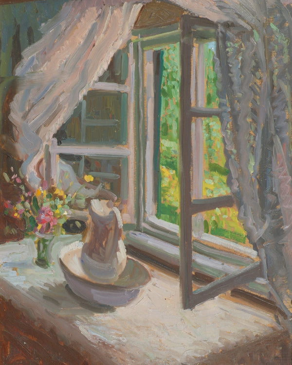 Fenster mit Waschbecken