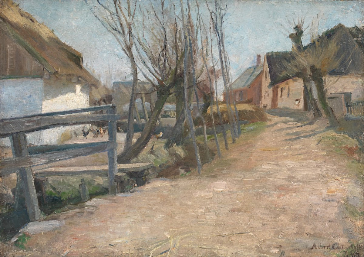 Tidlig forårsdag i Glostrup 1887