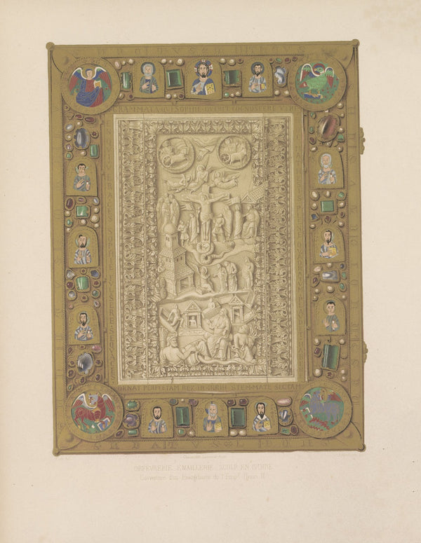 Couverture dun Evangéliaire de lEmpr Henri II 1859 1864