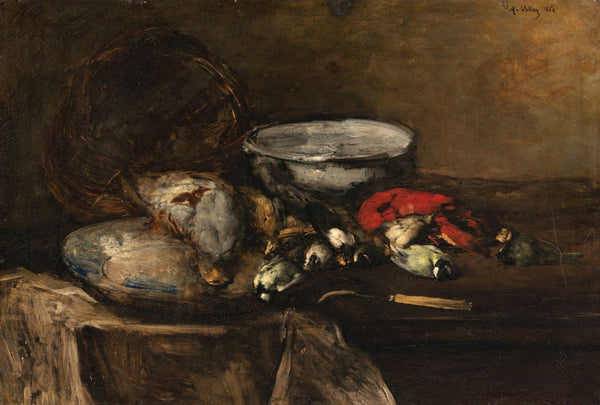 Still life with wild game 1864