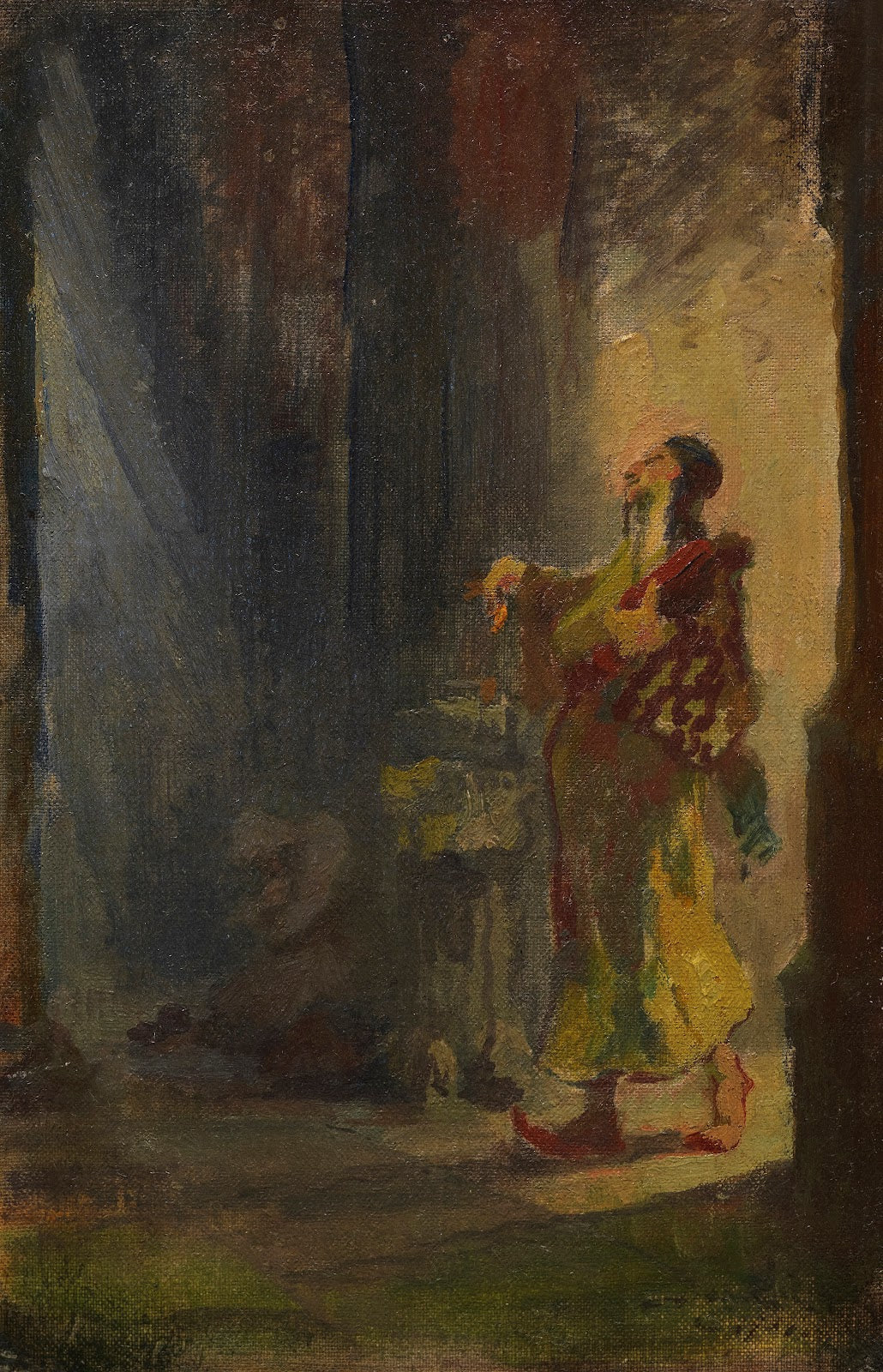 Straße in Kairo Türk findet eine Rose 1851