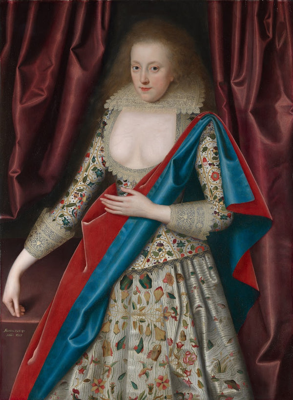 Portrait of a Young Lady possibly Jane Lady Thornhaugh 1617