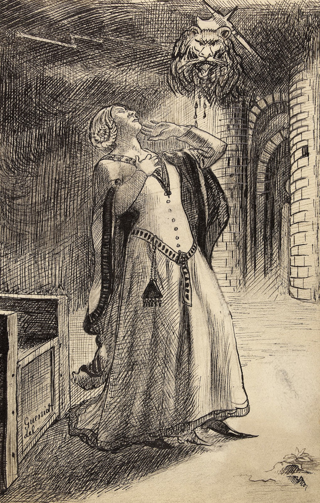 Etude pour le drame Bois ton sang 1910