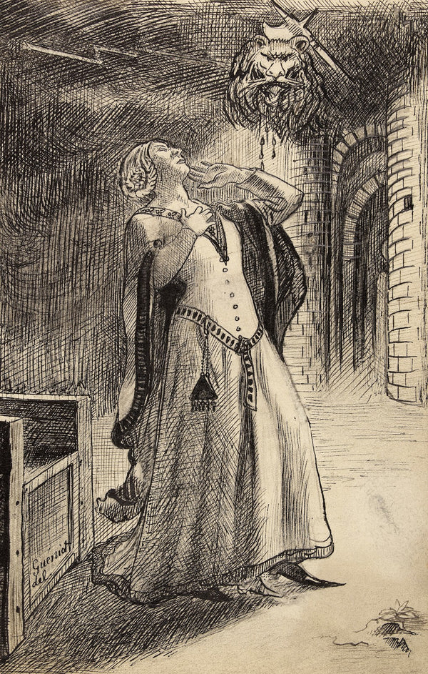 Etude pour le drame Bois ton sang 1910