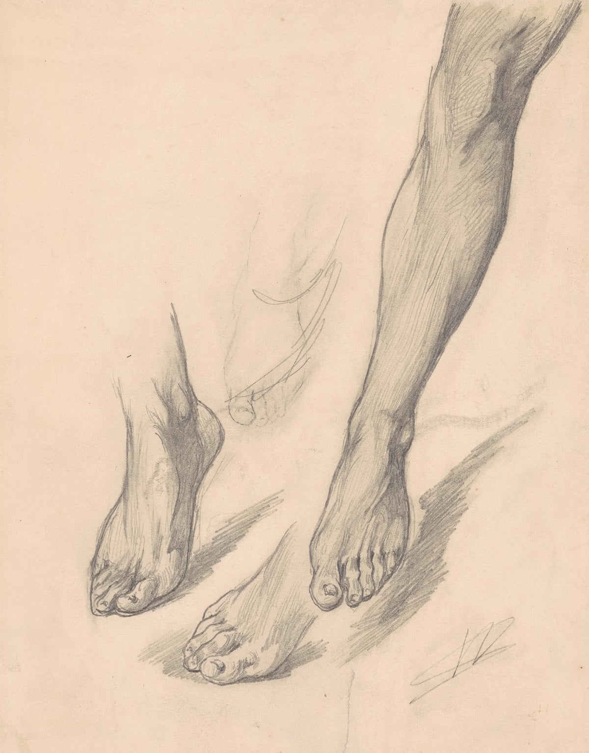 Studies of Feet c 1872