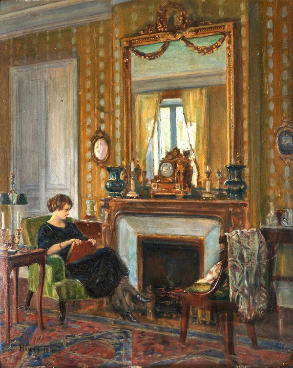 Woman In An Elegant Interior